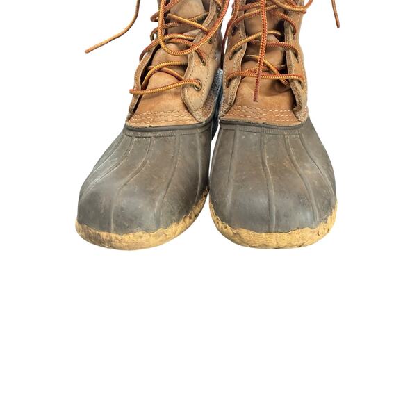 L.L. Bean Unisex Gorp Rain Snow Lace Up Waterproof Rubber Bean Boots Size 10 - Picture 3 of 7